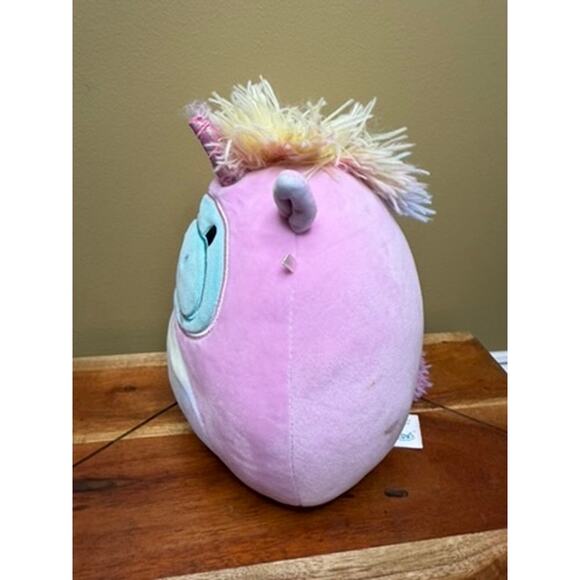 Squishmallows‎ Hank the Hippo in Unicorn Costume 8" Plush Toy Pink - Picture 4 of 5